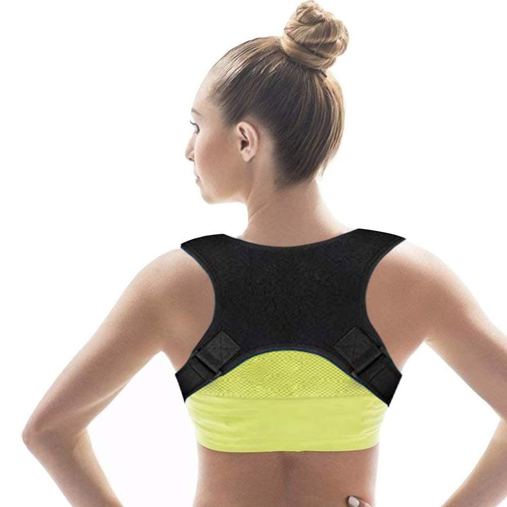 【2019 New Version Back Posture corrector for Men & Women, Upper Back Brace | Clavicle Support Device for Thoracic Kyphosis and Providing Pain Relief from Back Neck & Shoulder