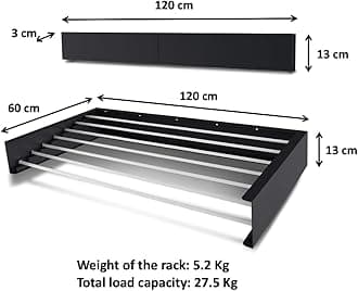 Step Up Laundry Drying Rack Airer - Indoor or Outdoor – Space Saver Compact Sleek Design, 8.4 metres line (120 cm White)…