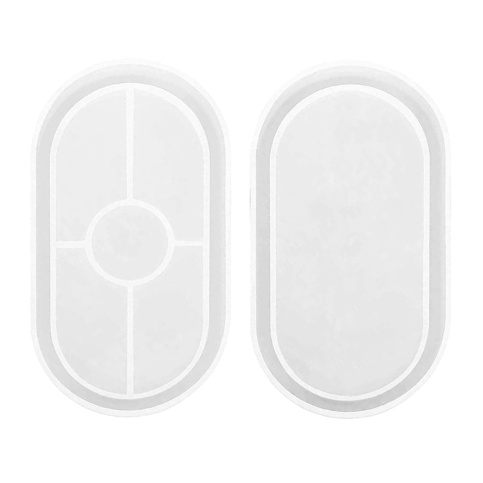 2Pcs Oval Ashtray Silicone Mold Silicone Mould Coasters Classic Useful Oval DIY Epoxy Mould Jewelry Ring Dish Tray Epoxy Casting Mould for DIY Craft