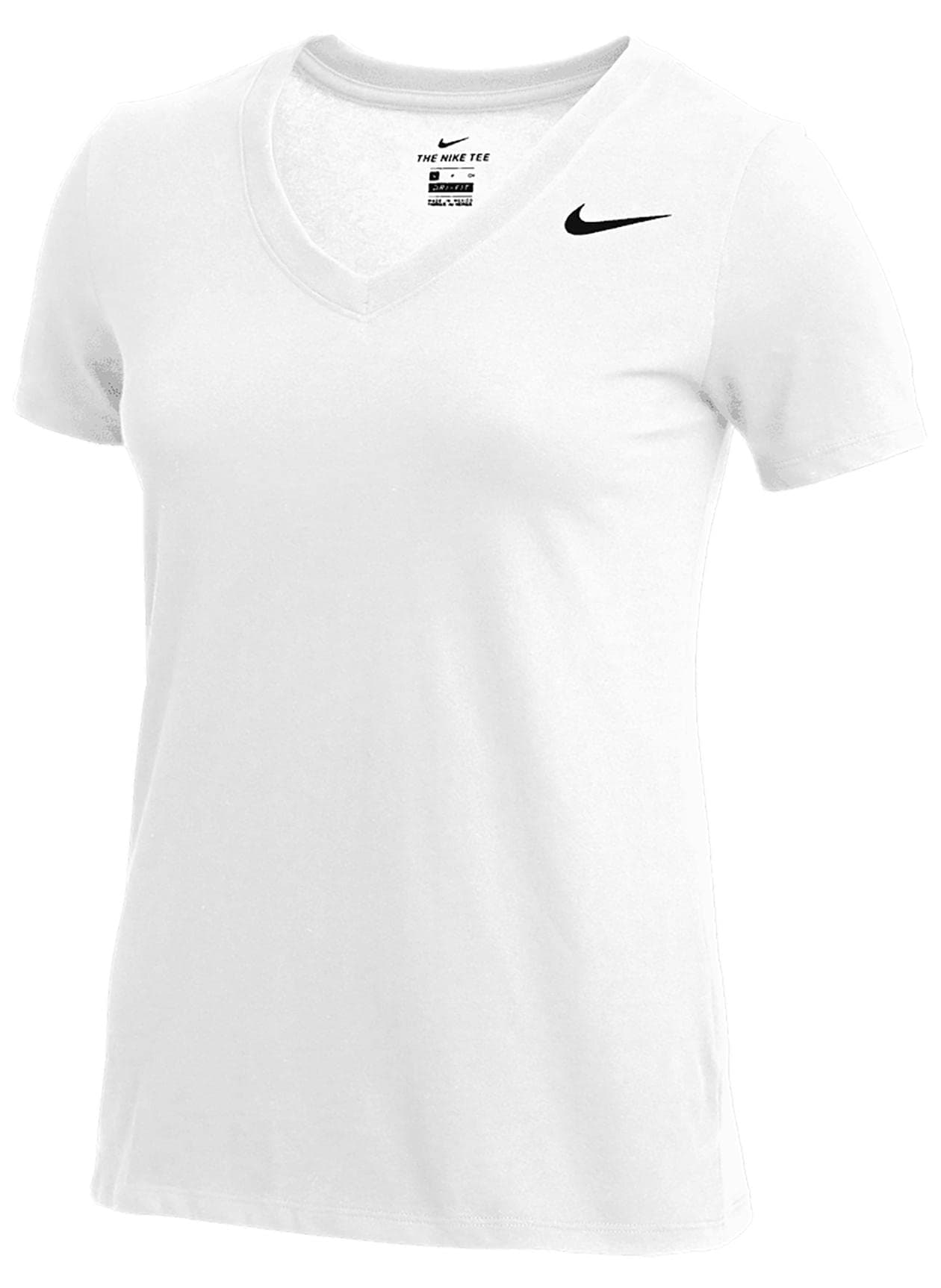 NikeWomens DRI-FIT Short Sleeve V-Neck