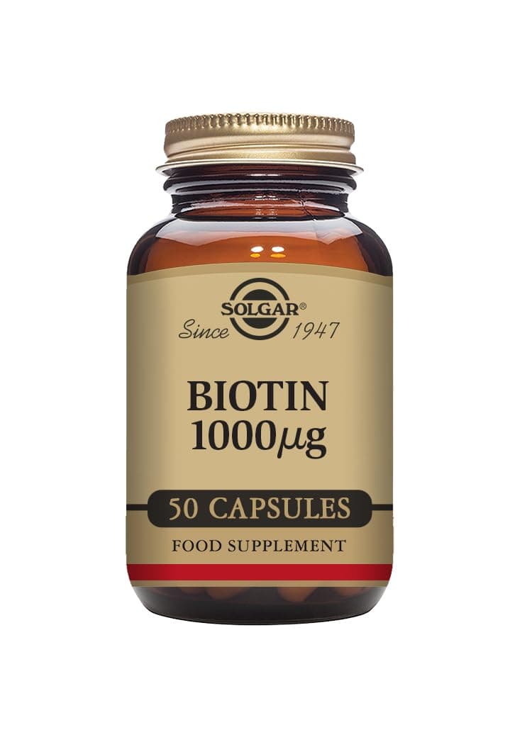 Biotin 1000 Mcg, 50 Vegetable Capsules