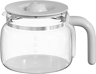 10 Cup Coffee Maker Carafe Replacement Pot Compatible with DCGC01 Overflow Coffee Maker DCF02 DCG01