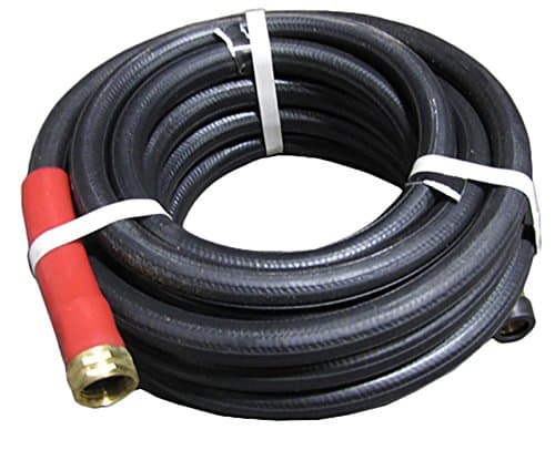 Reiss Hardware 5/8" X 50' BLACK RUBBER HOT WATER HOSE 300 PSI 180 DEGREE