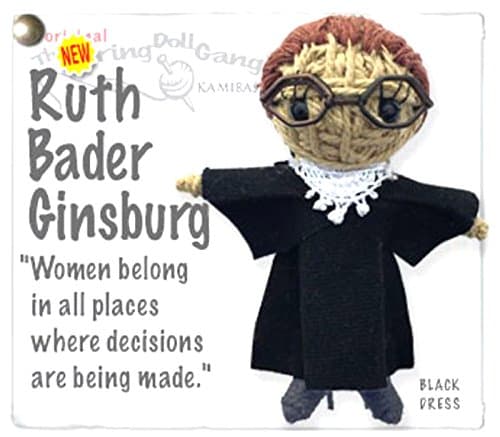 Ruth Bader Ginsburg The Original String Doll Gang Keychain Clip