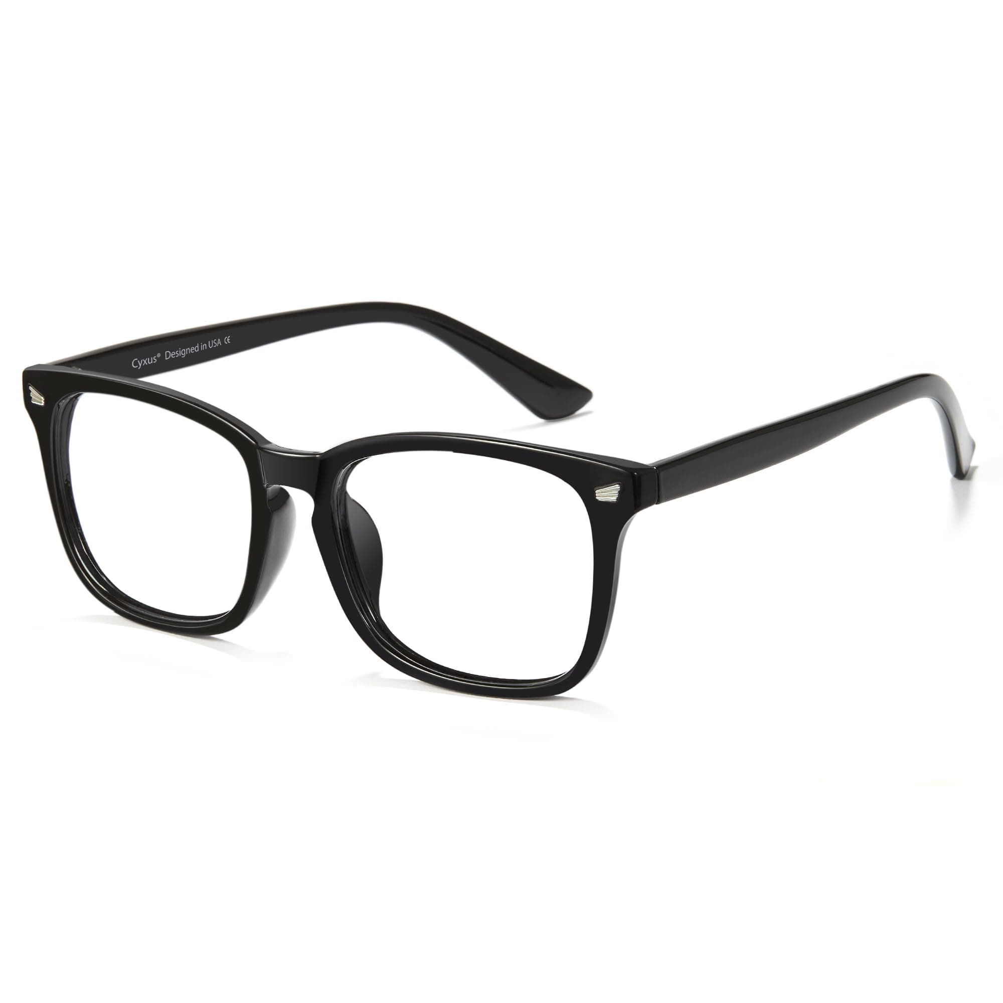 Cyxus Blue Light Glasses Men Women Reduce Eye Strain UV Blocking for Office Work Computer Screen 8082