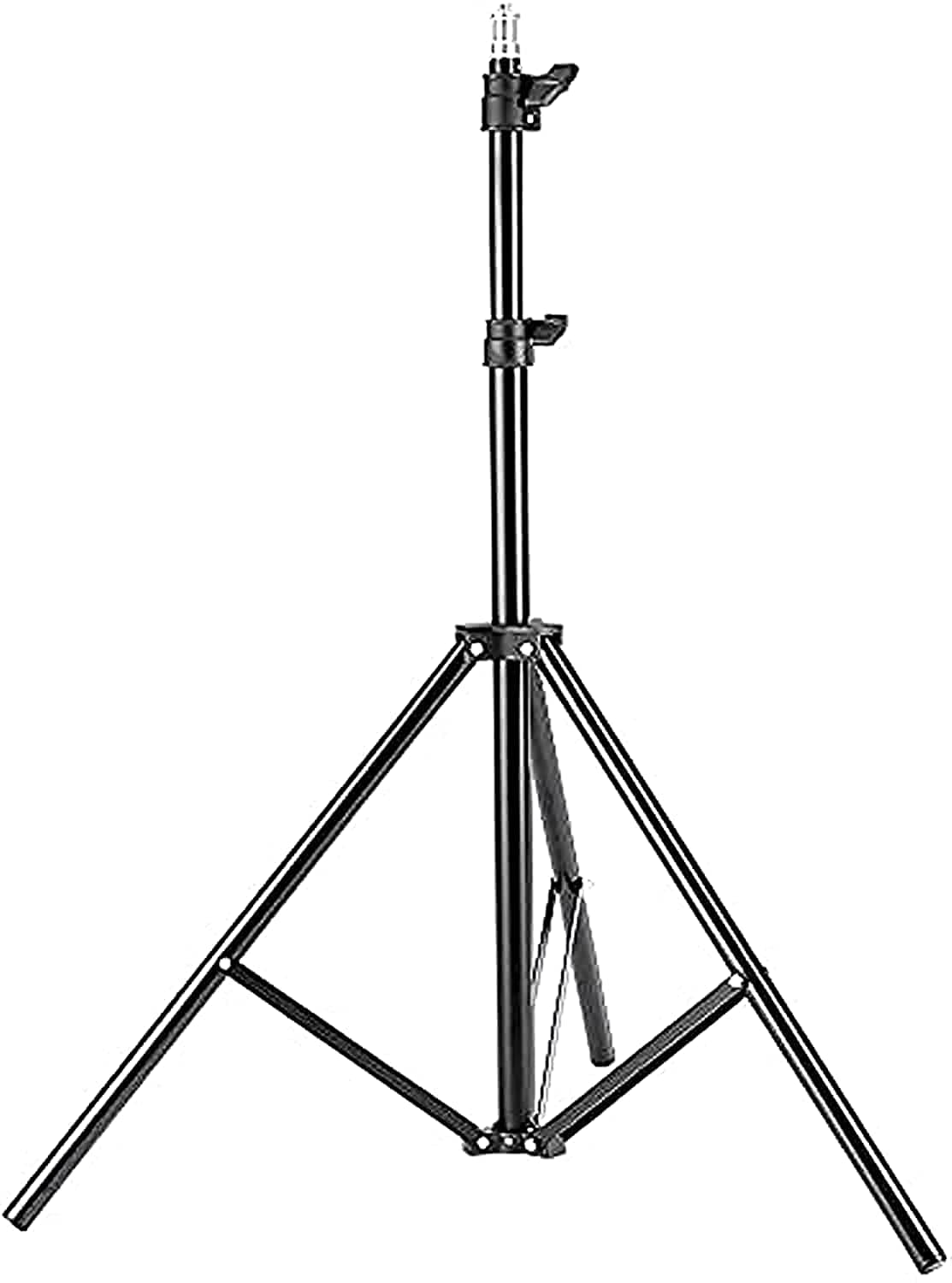 Padom Photography Light Stand, 3-6.6ft/92-200cm Adjustable Sturdy Tripod Stand Load Capacity: 17.6lb/8kg