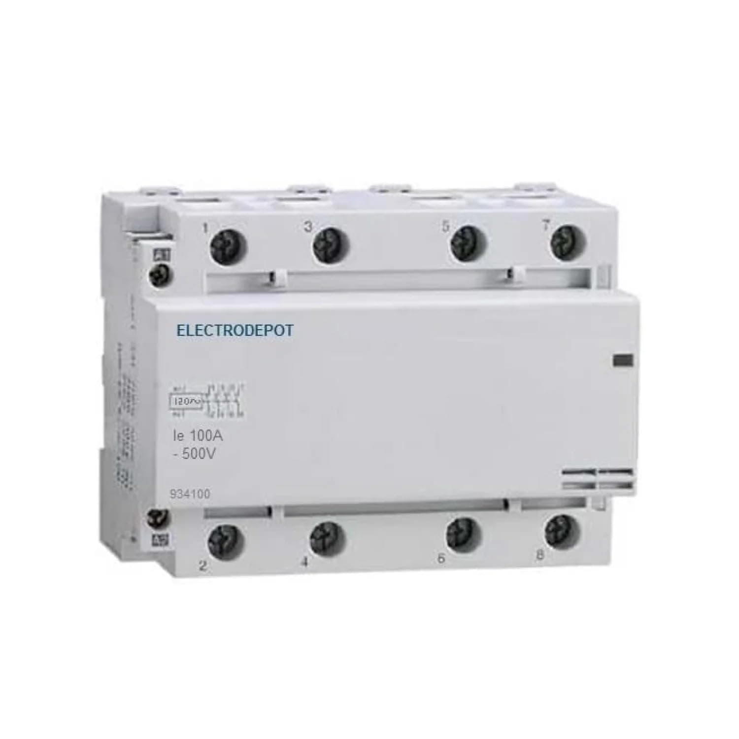 60Amp Contactor Normally Closed NC 60A, 4 Pole 120V Coil, 110v Lighting, Power, Switching
