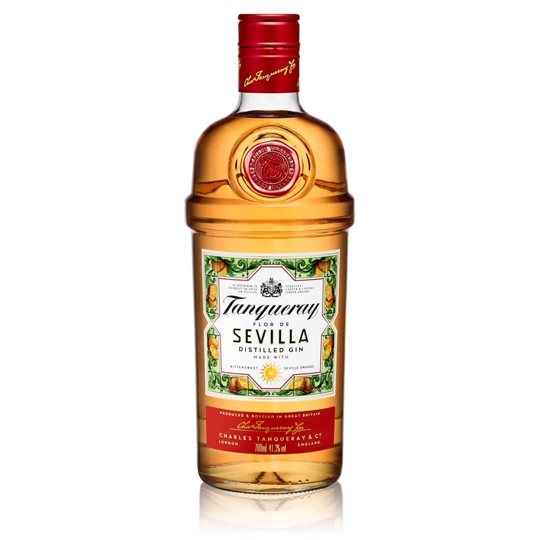 Flor De Sevilla Gin | 41.3% vol | 70cl | Zesty & Citrus Flavoured | Notes of Seville Orange & Botanicals | Enjoy with Ice & Tonic