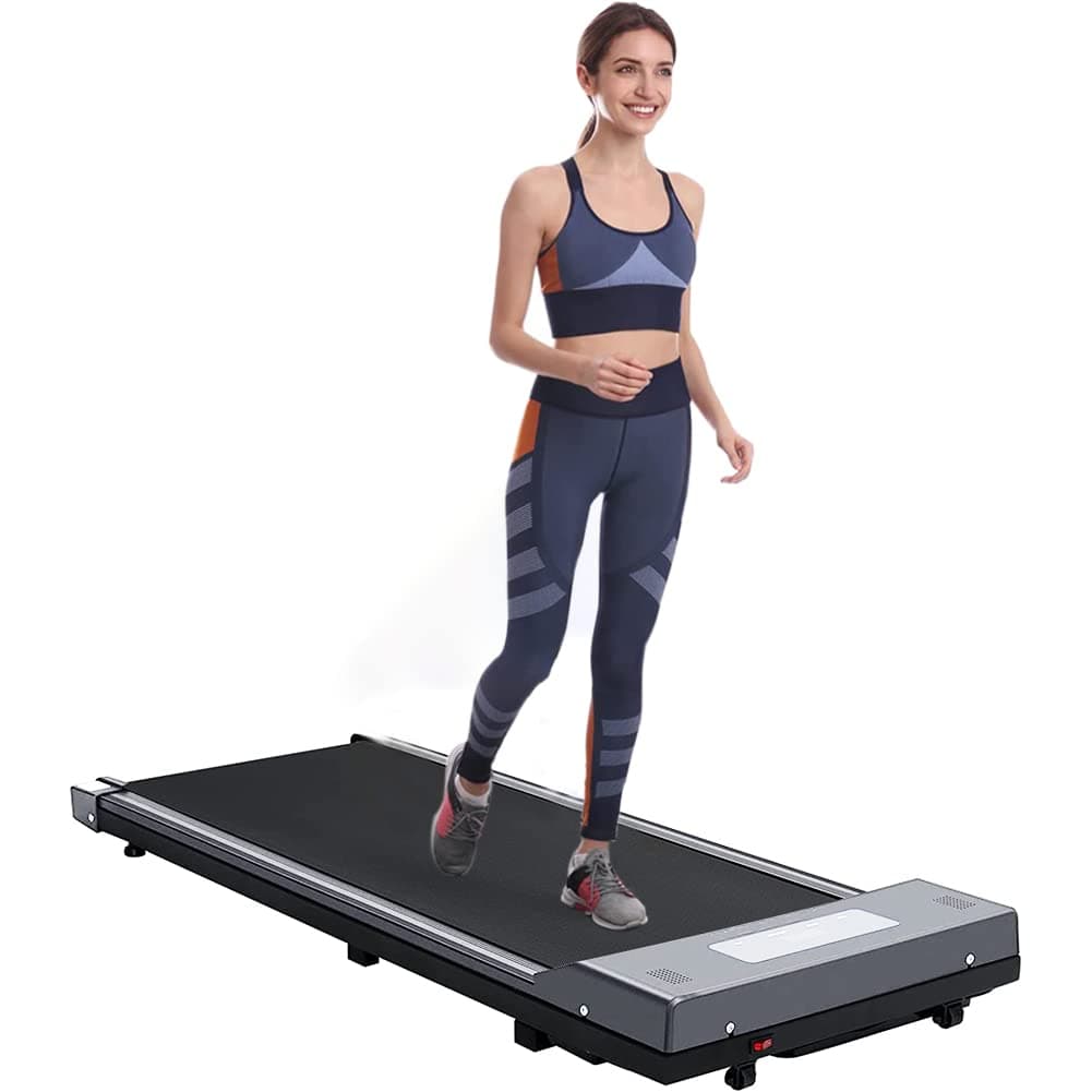 SPNORWalking Pad, Under Desk Treadmill for Home Office, 2 in 1 Portable Walking Treadmill with Remote Control, Walking Jogging Machine for Office Home Use