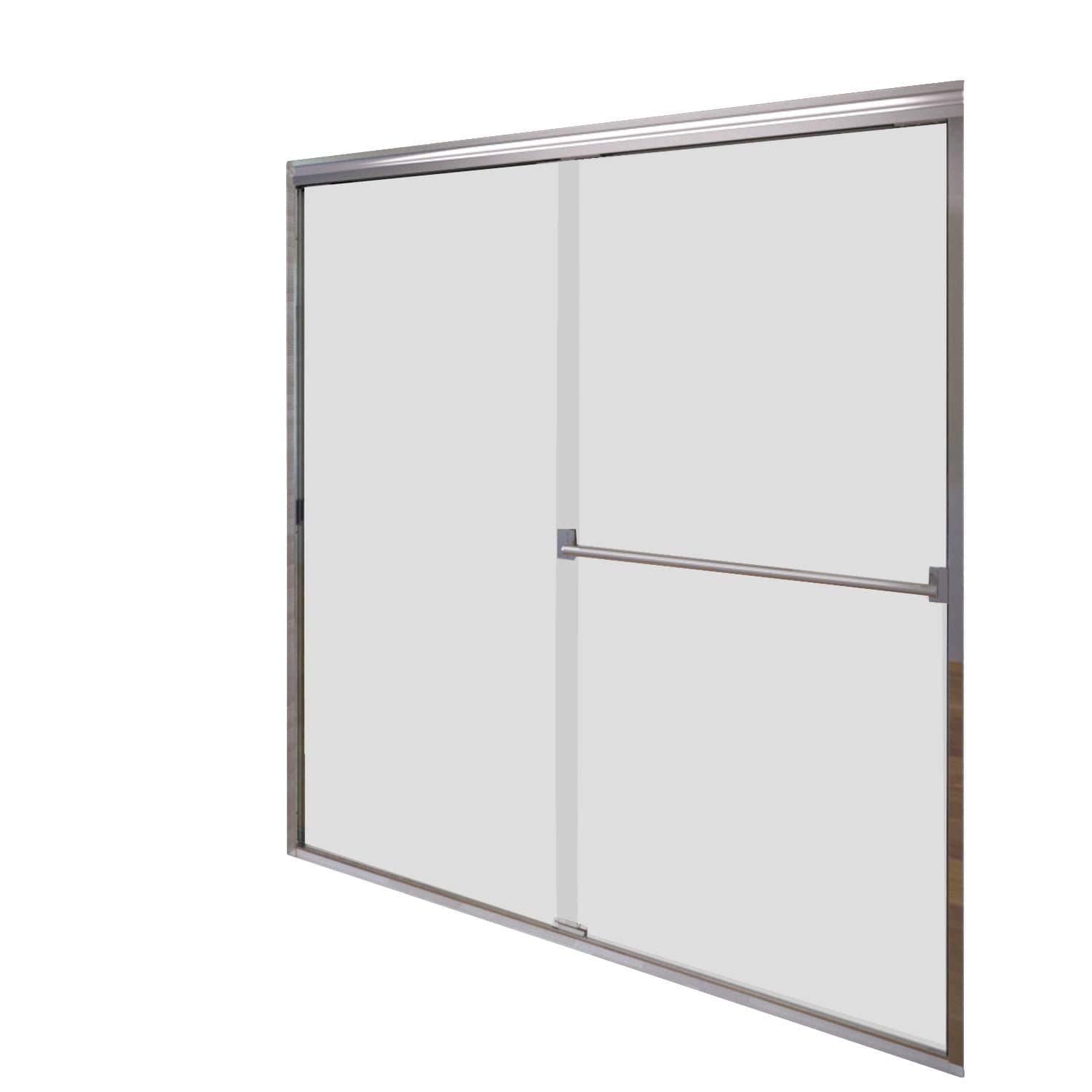 Basco Classic Sliding Shower Door, Fits 40-44 inch opening, Clear Glass, Oil Rubbed Bronze Finish