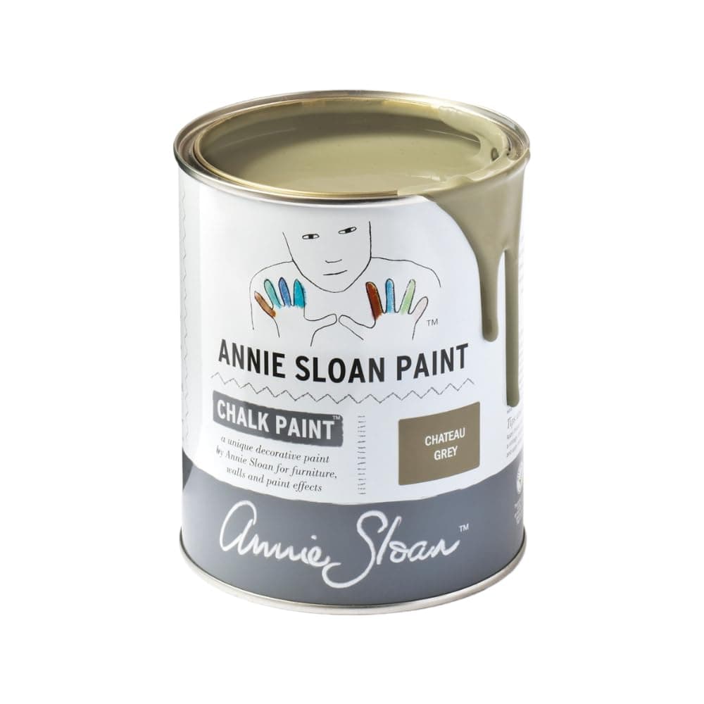Chalk Paint® (Chateau Grey, 1 Litre/33.8 Fl Oz) a unique decorative paint for furniture, cabinets and home décor with no sanding or priming