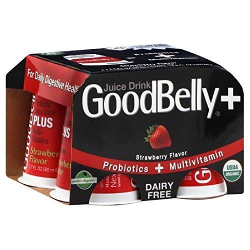 GoodBelly Strawberry Probiotic Drink, 2.7 Ounce - 4 Per Pack -- 6 Packs Per Case.