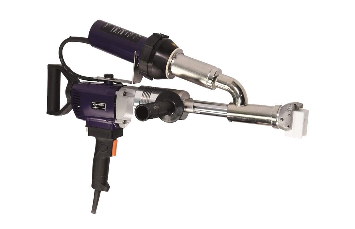 WELDY 3400W Handheld Plastic Extrusion Welding Machine Kit Hot Air Plastic Welder Gun Vinyl Weld Extruder Welder Machine (EX3)
