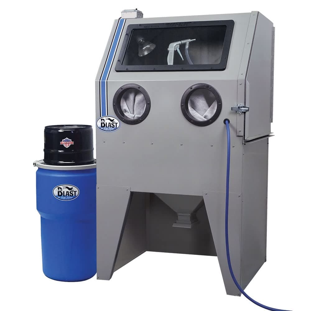 TP Tools® USA 2834 Skat Blast Sandblast Sandblasting Cabinet with HEPA Vacuum, 34"W x 28"D x 28"H Work Area, Made in USA