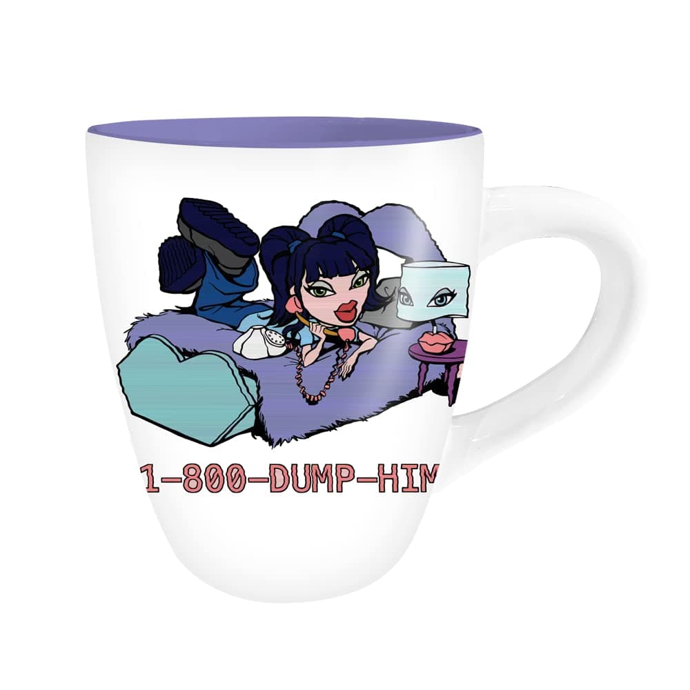 Silver BuffaloBratz 1-800-Dump-Him Ceramic Mug, 25 Ounces