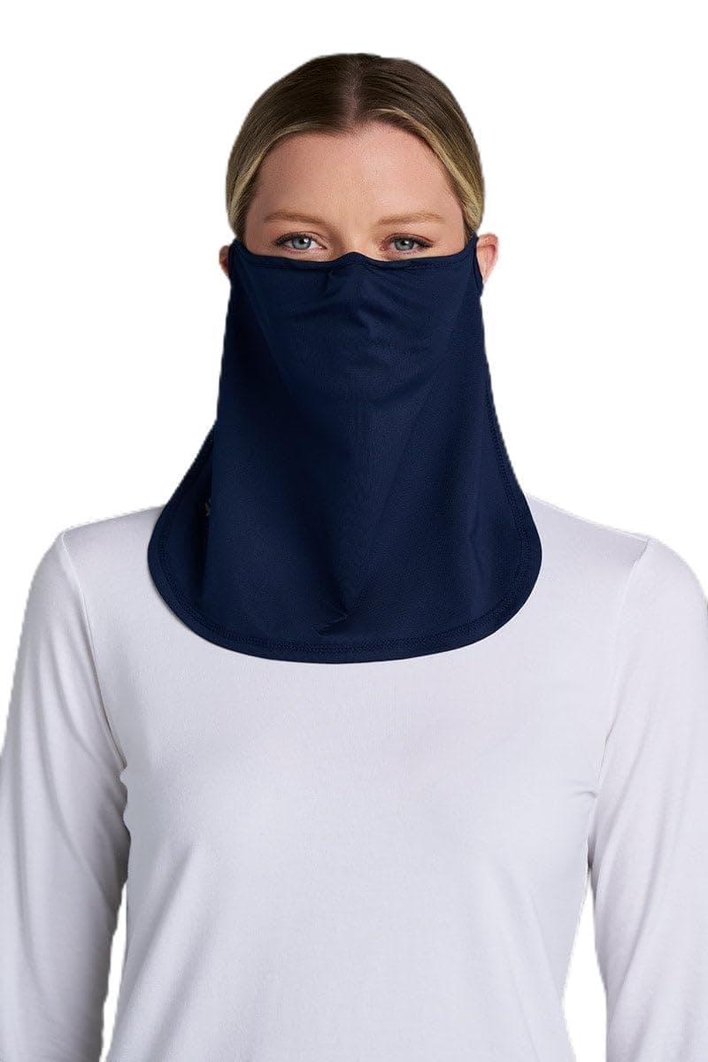 UV Face Shield - UPF 50+ Sun Protection - Crestone in Navy