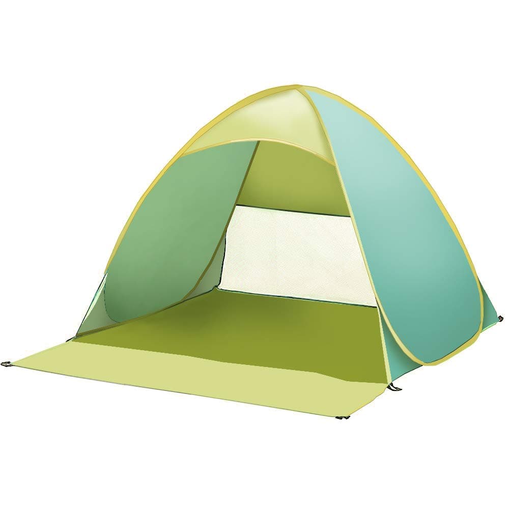 Automatic Pop Up Instant Portable Outdoors Quick Cabana Beach Tent Sun Shelter