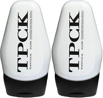ToppCock Silver Ball Deodorant Gel for Men (2-Pack) – Leave-On Odor Control for Groin & Intimate Areas – Anti-Chafing Comfort & Long-Lasting Freshness – 3.02oz Each