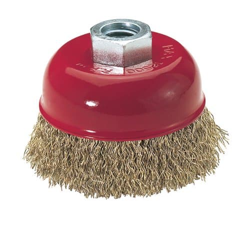 Steelex Plus D2293 14mm by 2.0 mm 5-Inch Wire Cup Brush