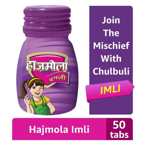 Hajmola Imli - Tasty Digestive Tablets - 50 Tablets