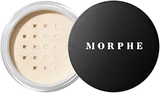 Morphe Mini Bake & Set Translucent Setting Powder - Lightweight, Talc-Free Finishing Powder for Face Makeup with a Soft, Natural Finish - Minimizes Shine for Up to 24HR - Translucent (0.09 oz)