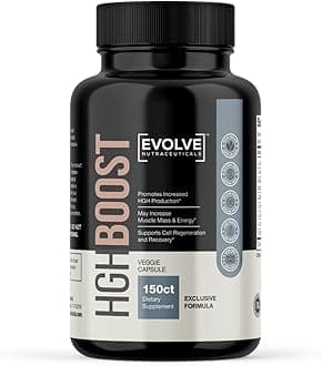 HGH Booster 2X Strength (150 Count) Anti-Aging, Increase Stamina and Energy, Rejuvenate Skin and Hair, L-Lysine HCL, L-Arginine HCL