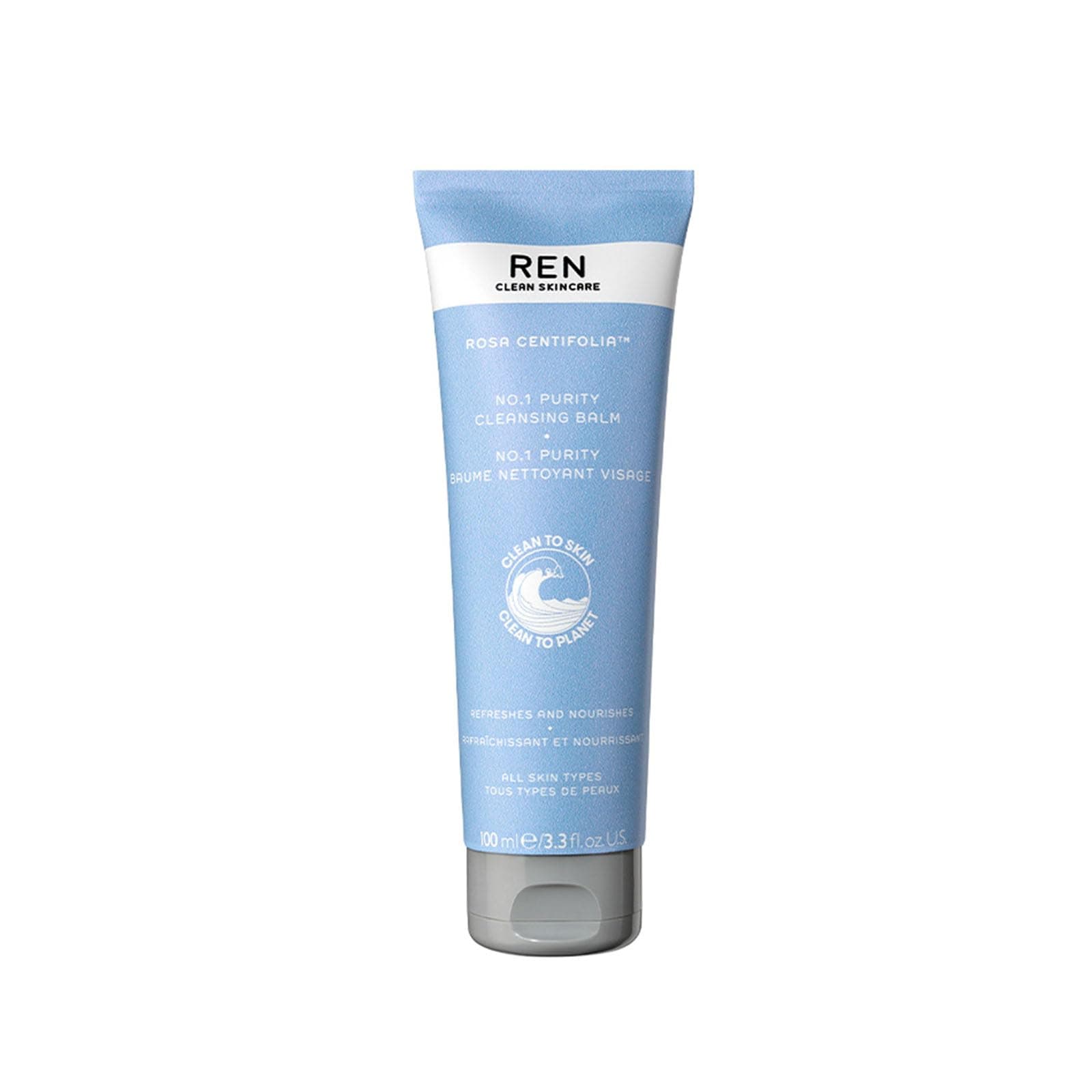Ren Rosa Centifolia No.1 Purity Cleansing Balm by REN for Women - 3.3 oz Cleansing Balm