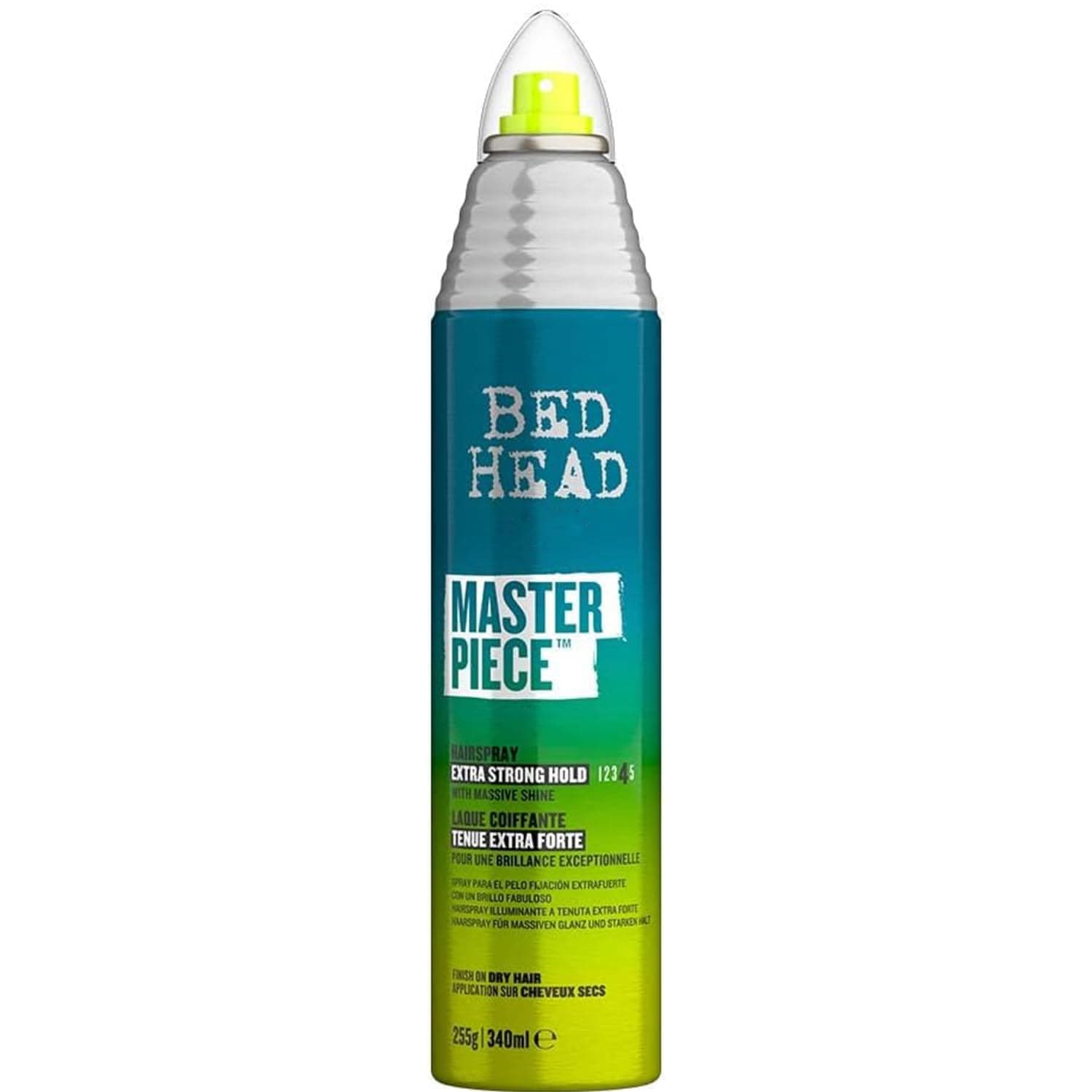 Masterpiece Extra Strong Hold Hairspray 340ml – Long Lasting Styling Spray with Shine Finish for All Hair Types