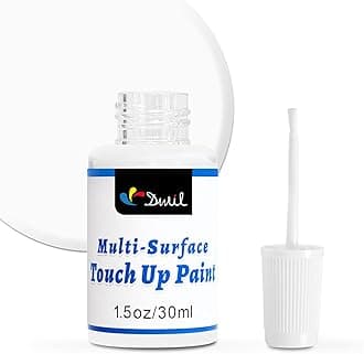 White Touch Up Paint - Multi Surface Touch Up Paint Pen, Scratch Repair for Wall, Door, Cabinets, Metal, Appliance, Wood, Furniture, 1.5 Fl Oz (Semi Gloss, White)