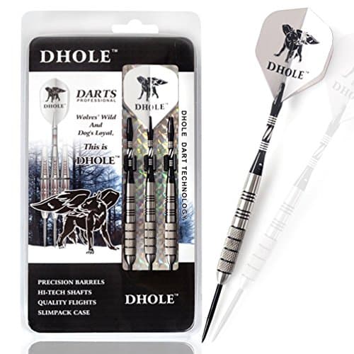 DHOLE Steel Tip tungsten darts - 90% tungsten
