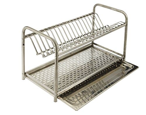 ELLETIPI Bridge i813 CB standing or wall-mounted Plate Rack, 71 cm, stainless steel,