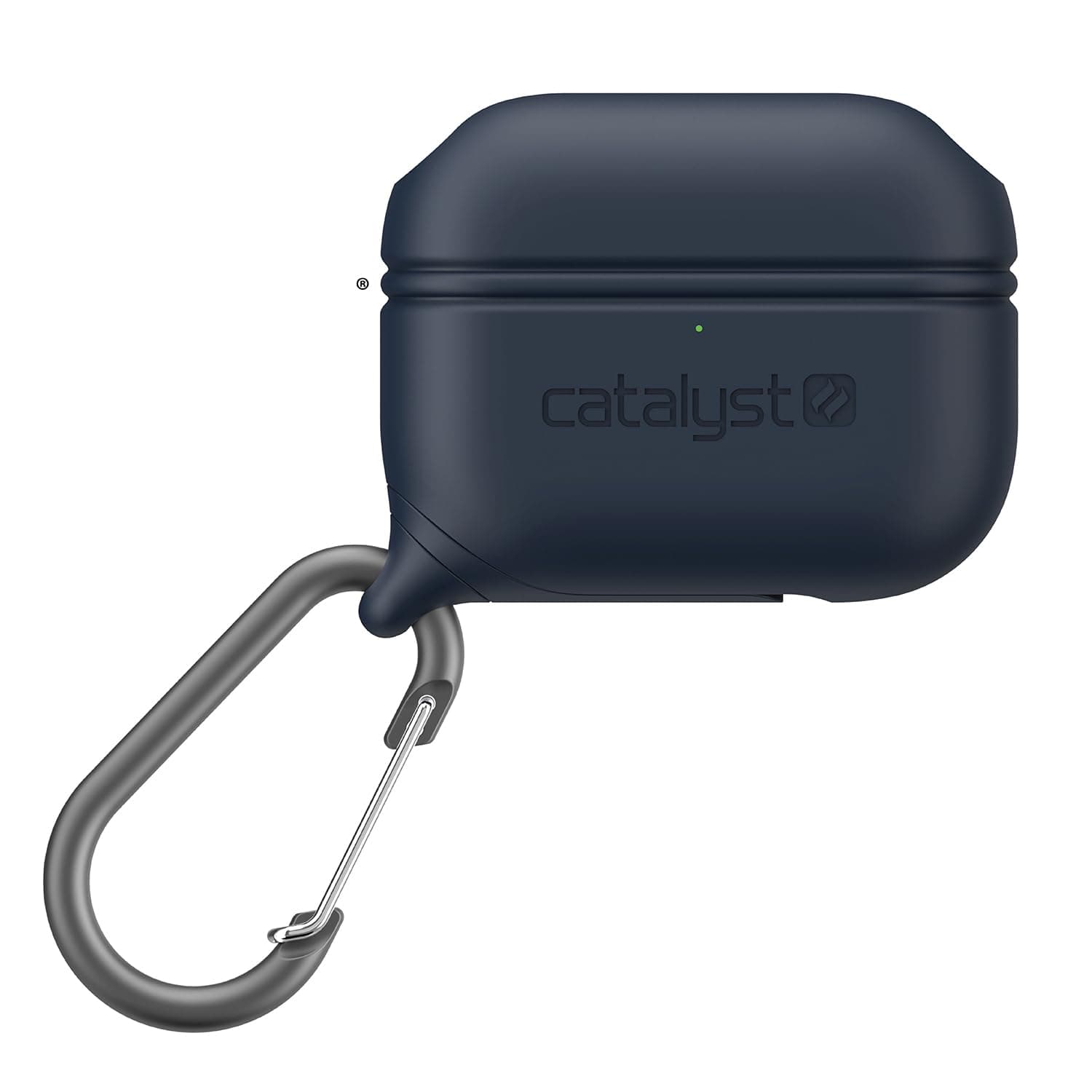 Catalyst Waterproof Special Edition Case for AirPods Pro (1st and 2nd Gen) Wireless and USB-C Charging Compatible, One-Piece Design, High Drop Protection, with Carabiner, Soft-Touch - Navy Blue