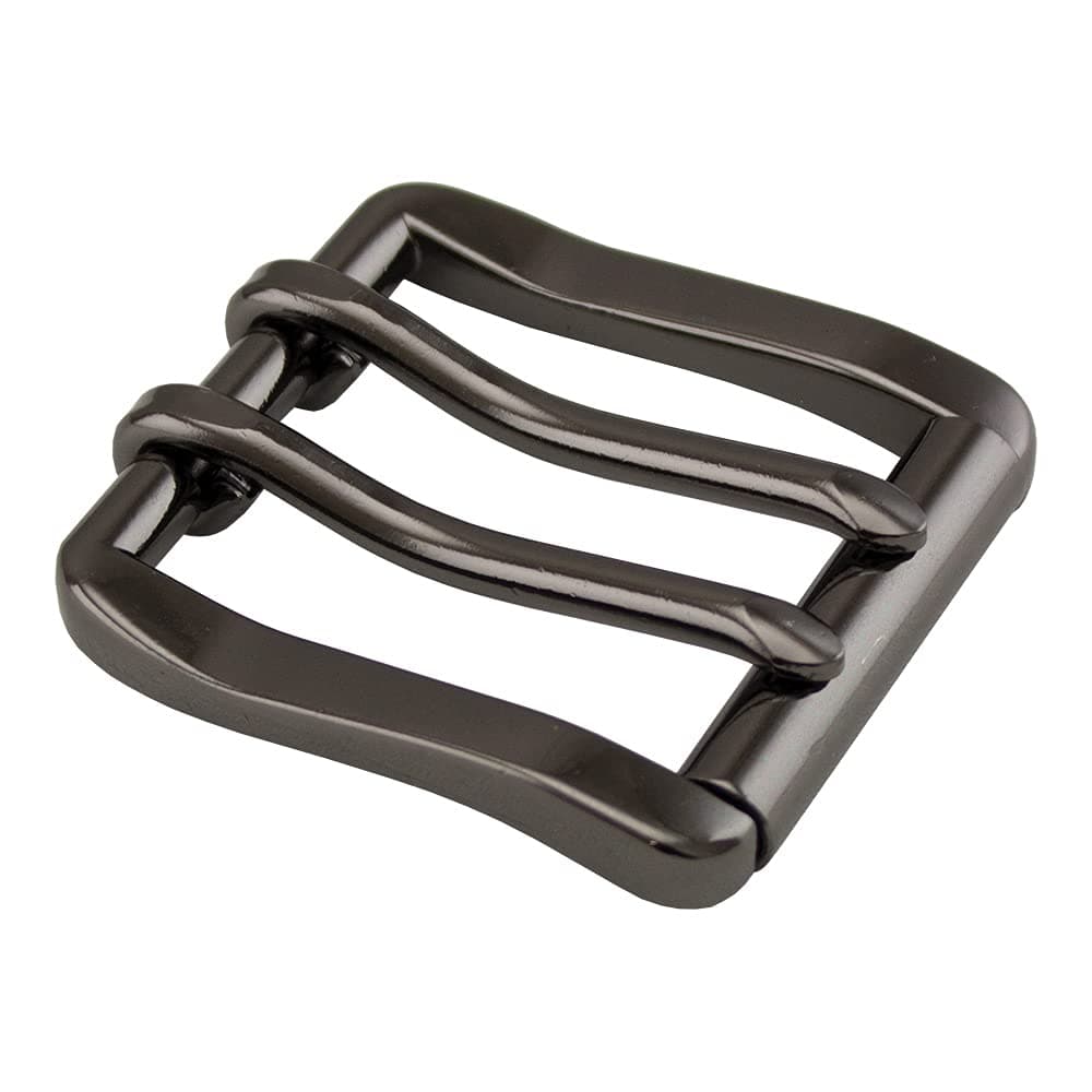Messina 2 Prong Roller Belt/Strap Buckles (Gunmetal)