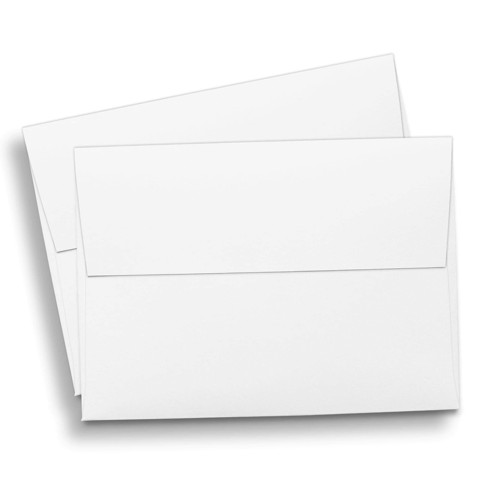 50 Pack White A2 Envelopes – Premium 28 lb Bond – Square Gummed Flap - Ideal for Invitations, Cards & Crafts – Made in the USA