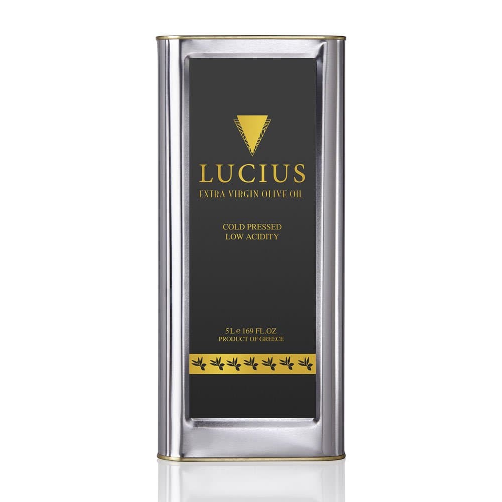 Lucius LUCIUS5000 Extra Virgin Olive Oil – 5 litres – Delicate and Scented Olive Oil – Monovarity Koroneiki