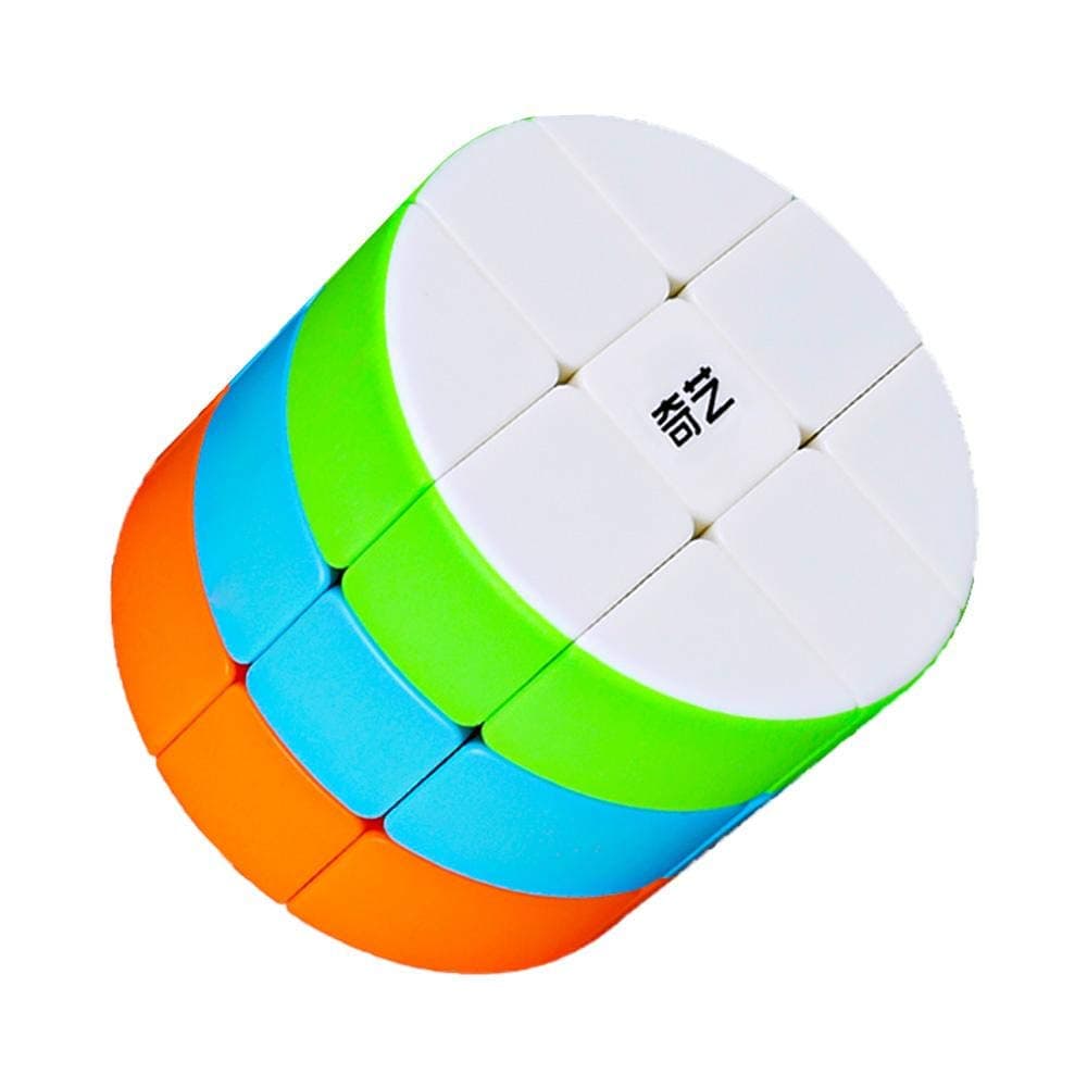 Cubelelo QiYi Column 3x3 Stickerless Speed Cube for Kids & Adults Speedy Stress Buster Brainstorming Puzzle (Multicolor)