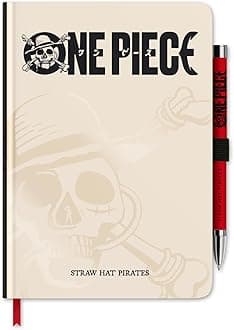 Grupo Erik A5 Notebook & Pen Set - One Piece Manga Gifts | Projector Pen, Lined Journal Note Book, Lined Notebook A5 Sketchbook | One Piece Gifts Under 15 Pounds