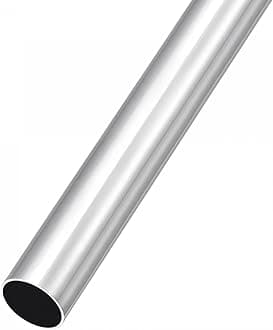 sourcing map 6063 Aluminum Tube (16mm OD x 15mm ID x 300mm L), Aluminum Round Tubing - for Home Furnishing, Machinery, DIY Handicraft