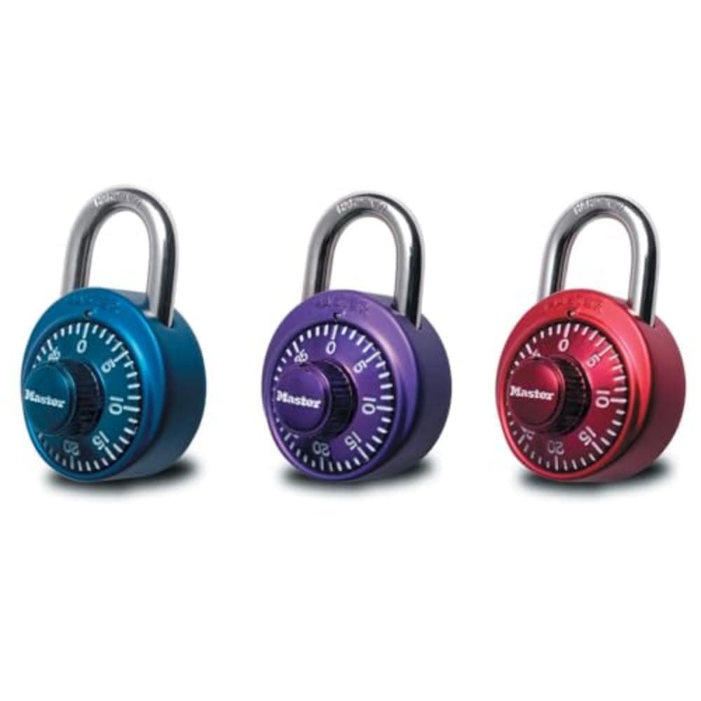 1530DCM Locker Lock Combination Padlock, 1 Count (Pack of 1) Colors May Vary