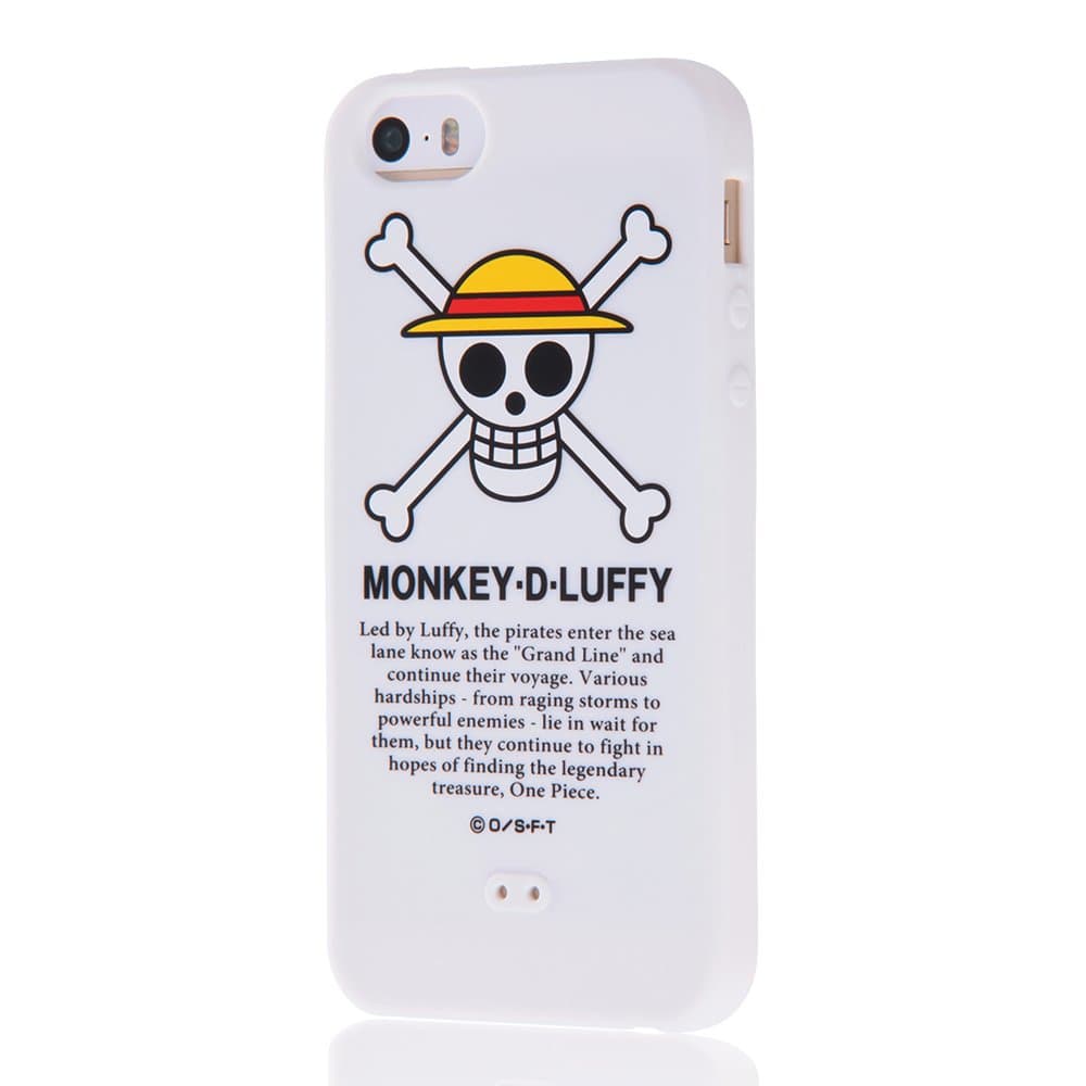 Ray Out One Piece Character Silicone iPhone 5 Case (Shanks/Pirates' Flag)