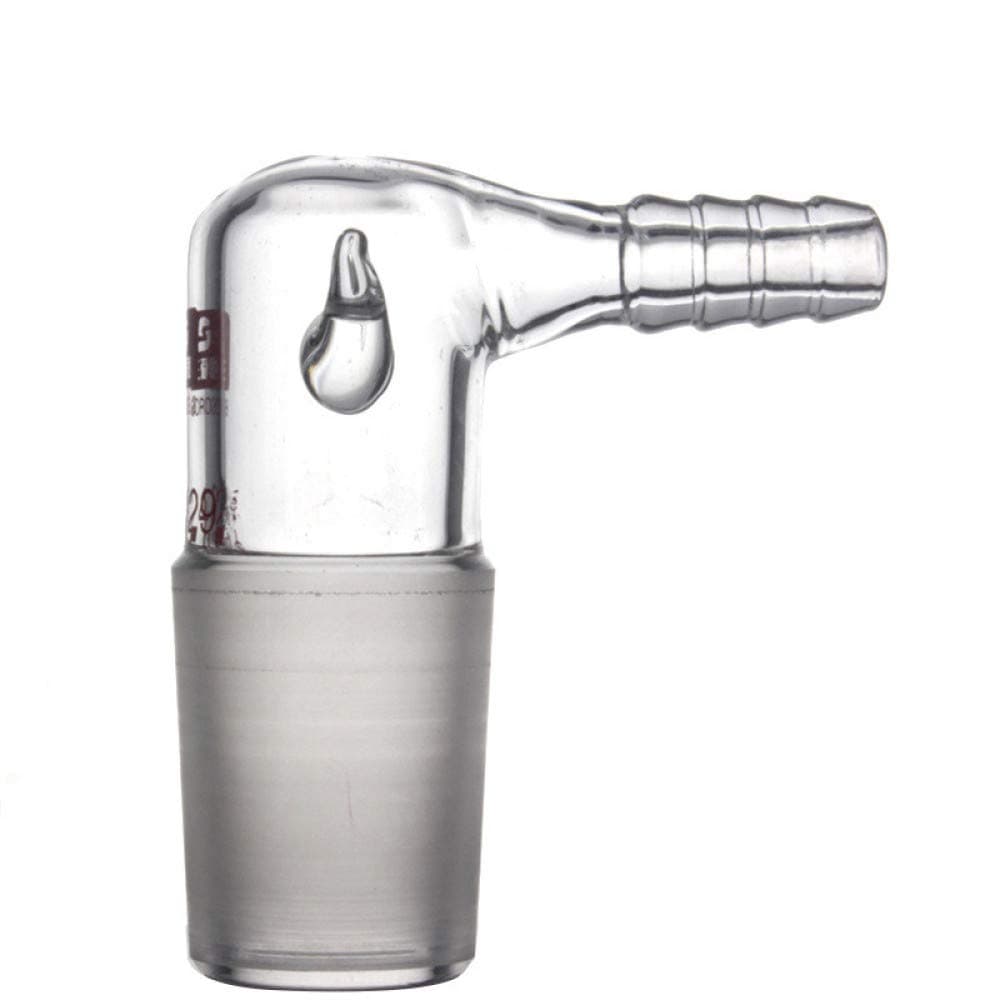 juler Glassware Labware Analytical Chemistry Grinding Head 24 Ports, Column Pressure Exhaust Connector, high Temperature Resistant Thick Wall