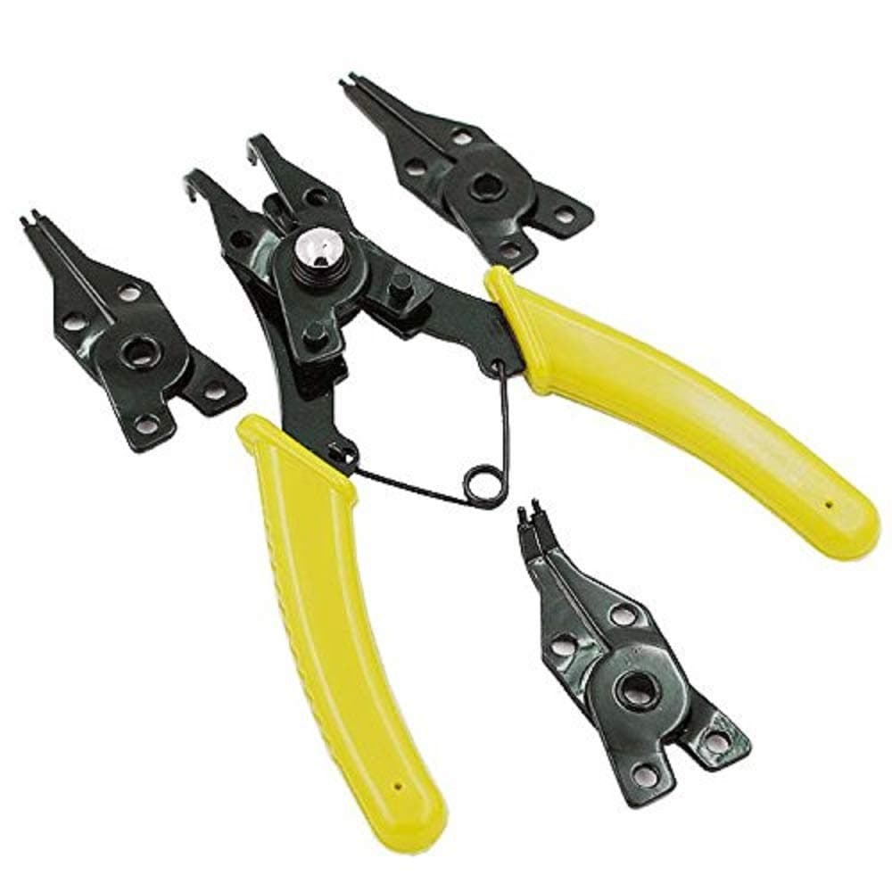 GOSONORetaining Ring Pliers 4 IN 1 Multifunctional Auto-lock Snap Ring Pliers Internal External Ring Remover Retaining Circli