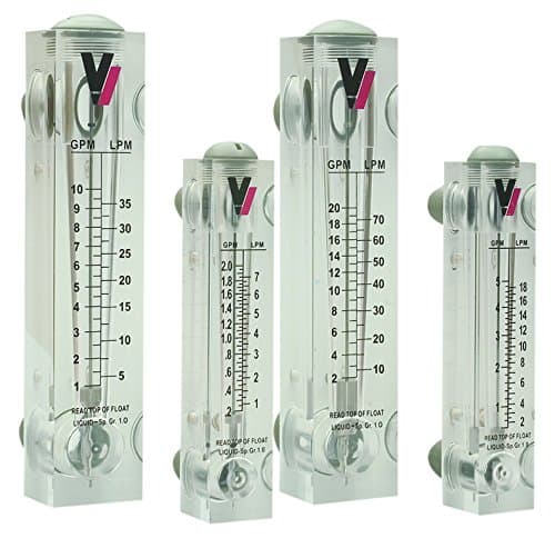 Valley Industries FM-2010 FM Series Panel Mount Flow Meters with 1" FNPT Connection