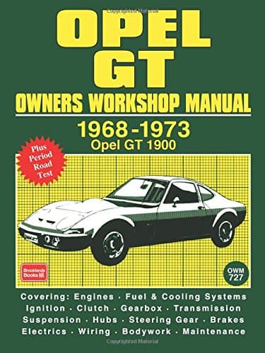 Opel GT Owners Workshop Manual 1968-1973