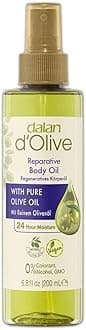 D'olive Body Oil 8.4 Fluid Ounce, Green, 8.4 Fluid Ounce