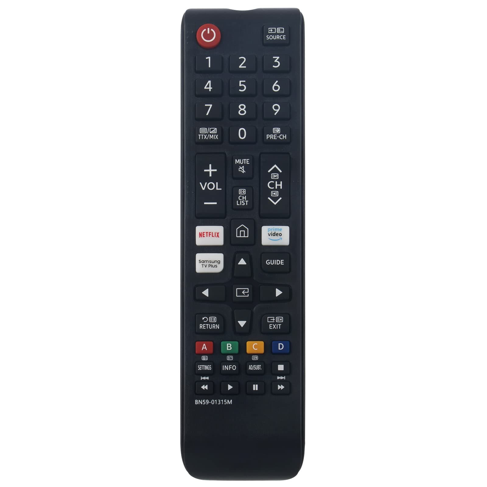 Replacement Remote BN59-01315M Fit for Samsung QLED 4K Smart TV (2021) QE43Q60AAUXXU QE50Q60AAUXXU QE55Q60AAUXXU QE65Q60AAUXXU QE70Q60AAUXXU QE75Q60AAUXXU QE85Q60AAUXXU QE43QN90AATXXU QE50QN90AATXXU