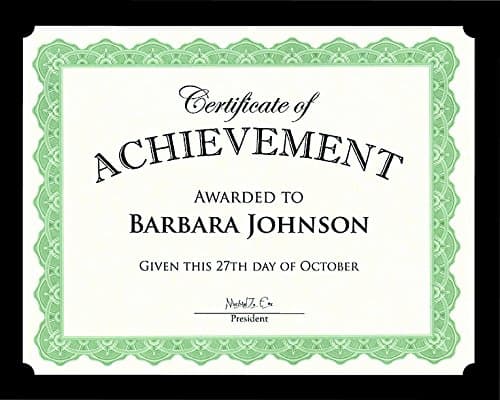 Geographics Black Certificate Holder, 9.5" x 12", 10/Pack (47836)