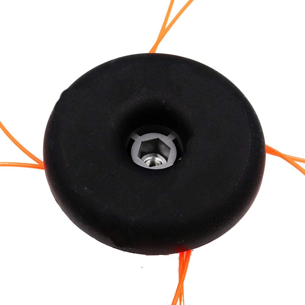 Anxingo 55-491 Trimmer Head for Uses, 095-Inch Pre-Cut Trimmer Line X4 Weed Warrior Trimmer Head Whacker Commercial (Thread Size: 10mm X 1.25)
