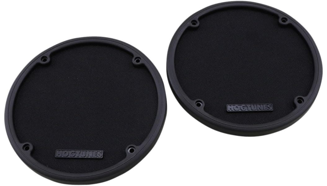 Hogtunes Rear-AA Grills Rear Speaker Grills (2 Pack), Fits 1998-2013 Harley-Davidson Motorcycles