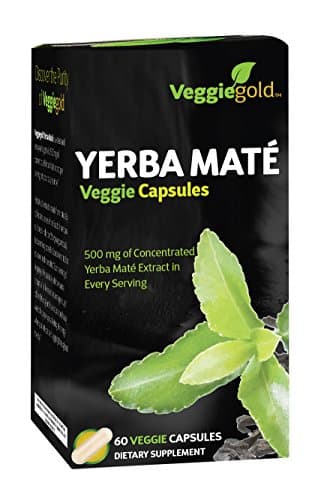 VeggieGold Yerba Mate Veggie Capsules, 60 Count